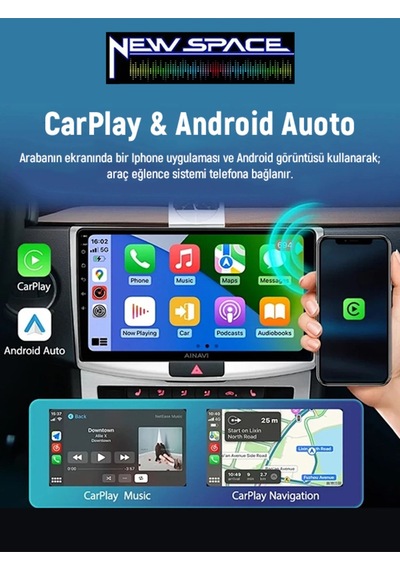 Renault Clio 4 Android 2016-2019 Uyumlu 6gb Ram 128gb Rom Carplay Multimedya