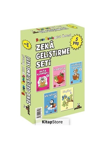 5 Yaş Zeka Geliştirme Seti - 5 Kitap Takım- Panda