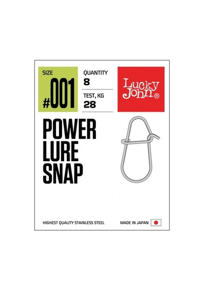 Locky John Klıps 5126, Power Lure Snap 3, 35kg, 6p