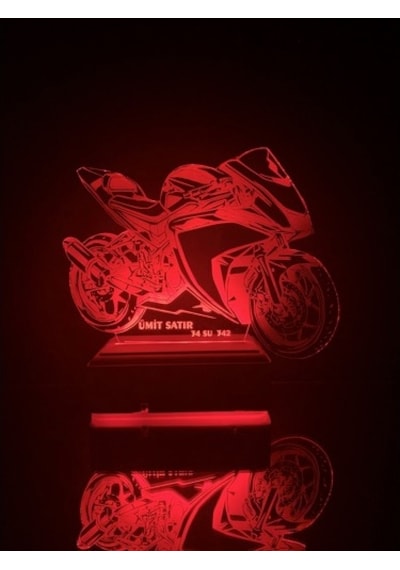 Yamaha R25 Motor Doğum Günü Hediyesi Kişiye Özel Gece Lambası