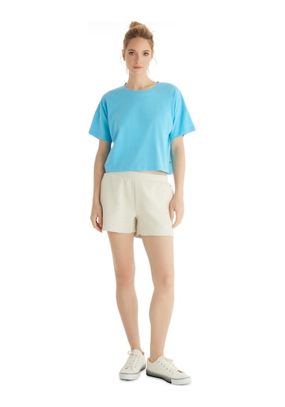 Blackspade Kadın T-shirt 60552 - Mavi Mavi