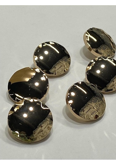 Metal Düğme/trençkot Ceket Boyu/ 6 Lı Set/2,3 Cm/jx015/gold