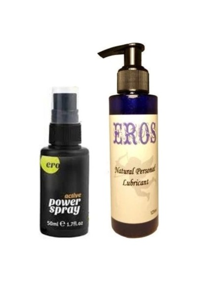 Eros Hintohu Erkeklere Özel Sprey 50 Ml Peak Power For Men Sprey - Eros 125 Ml Lubricant Gel