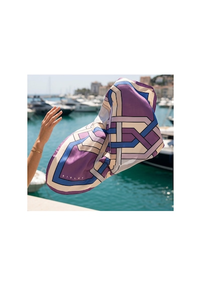 Sisley Flora Bandana/fular -2017-47 47 Mor