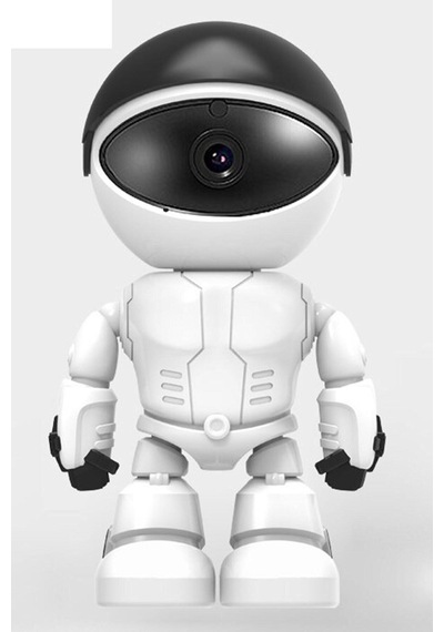 1080p Robot Görünümlü Bebek Bakıcı Wifi Ip Güvenlik Kamerası Kablosuz Gece Görüşlü