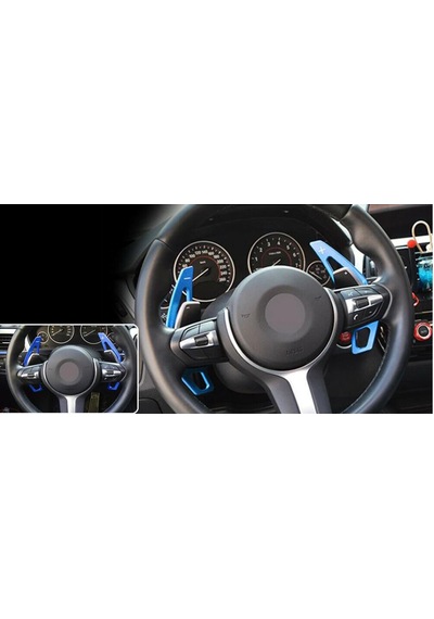 Bmw 3 Seri F30 M Direksiyon F1 Vites Kulakçık Paddle Shift Mavi