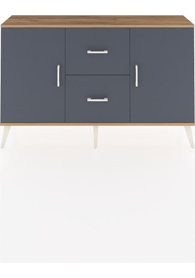 Arges Konsol 2 Raflı 2 Çekmeceli 2 Kapaklı 132x30x83 Çam-antrasit/antrasit Antrasit/antrasit Arges Konsol 2 Raflı 2 Çekmeceli 2 Kapaklı 132x30x83 Çam-antrasit/antrasit Antrasit/antrasit