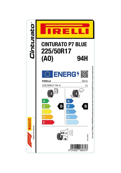 Pirelli 225/50r17 94h Ao Cint P7 Yaz Lastiği 2023