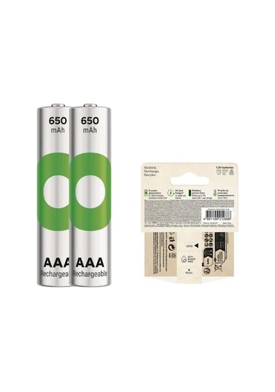 Recyko 650 Mah R03 Aaa Şarjli 2li Ince Kalem Pil 65aaahcer21-2tlb2 Rhch63e041