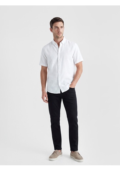 Lcwaıkıkı Classic Siyah Regular Fit Gabardin Erkek Chino Pantolon