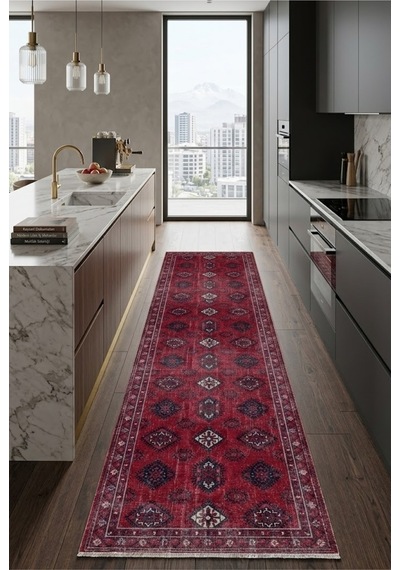 Dekoratif Halı Kaymaz Taban Leke Tutmaz Yıkanabilir Kilim Özel Ölçü Salon Halısı 3040