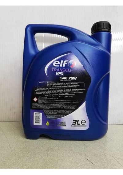 Elf Trans Nfx Sae 75W Şanzıman Yağı 3 L