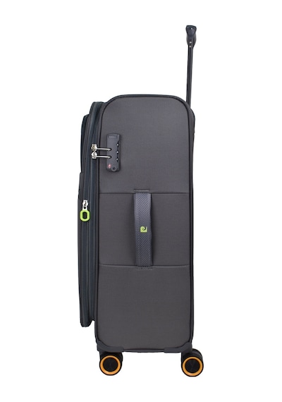 Pierre Cardin Ultra Light Hafif Lüx Kumaş 2'li Valiz Seti Büyük Boy - Kabin Boy Gri PC6000