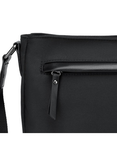 Smart Bags Twill Dimi Kumaş Postacı Kadın Çantası 3324 Siyah