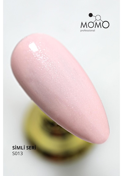Momo Professional Kalıcı Oje S013 Simli Uçuk Pembe 4 Ml