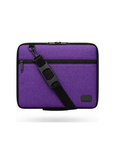 Classone 3in1 Serisi Clk143 13,14 İnch Uyumlu Tablet, Laptop El Ve Omuz Çantası Mor Siyah