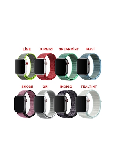 Apple Uyumlu Watch Sport Loop Örgü Bant 42-44 MM