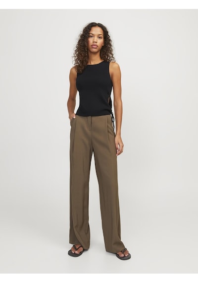 Jack & Jones Kadın Belden Bağlamalı Bluz - Dahlia Black Siyah