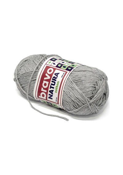 Natura %100 Koton İplik 100 Gram 200 Metre Renk Kodu:106 Açık Gri