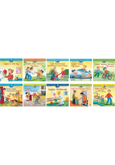 Sevilen-ilk Okuma Kitaplarım Çağlar Serisi 10 Kitaplık Set