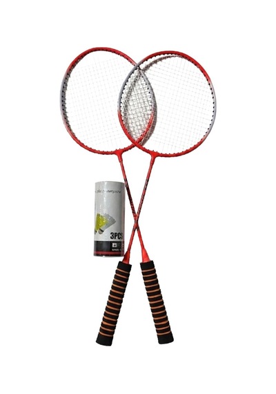 Can Spor Badminton Seti 2 Raket Ve 3 Top 04021 Kırmızı
