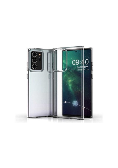 Rba Aksesuar Galaxy Uyumlu Note 20 Ultra Kılıf Rba Süper Silikon Kapak - Renksiz Çok Renkli