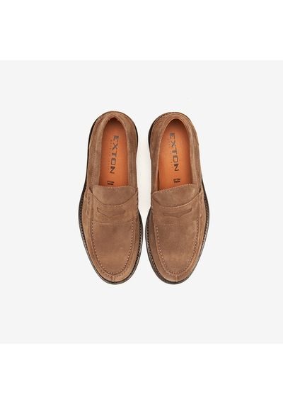 Tabacco Klasik Ayakkabı Erkek 442 Exton Camoscıo Suede Leather
