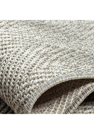 Düz Açık Gri Kılçık Desenli Modern Halı - L665grbo