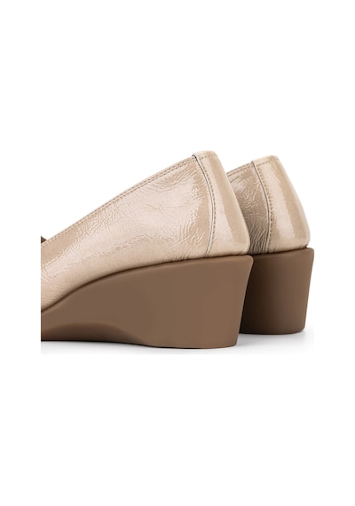 Relax Anatomic Kadın Hakiki Deri Bej Comfort Ayakkabı 611 E6217 Bn Ayk Y19 Vernıce Sand Kum Rengi