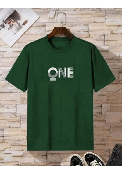 Kozia Outdoors Malkoçbey One Baskılı Overisze Unisex Basic T-shirt Yeşil