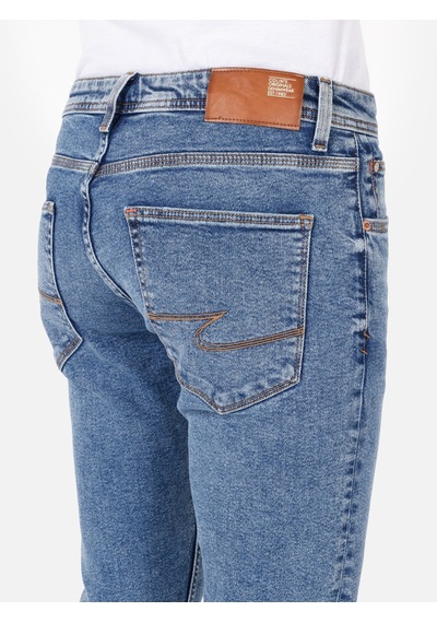 Colin's Colins 044 Karl Düz Fit Düşük Bel Düz Paça Jean Koyu Mavi Erkek Pantolon 001