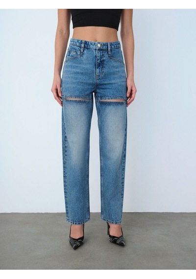 LOFT Slim Straight Slim Fit Kadın Pantolon Lf2040334 Q1.v1 Denim