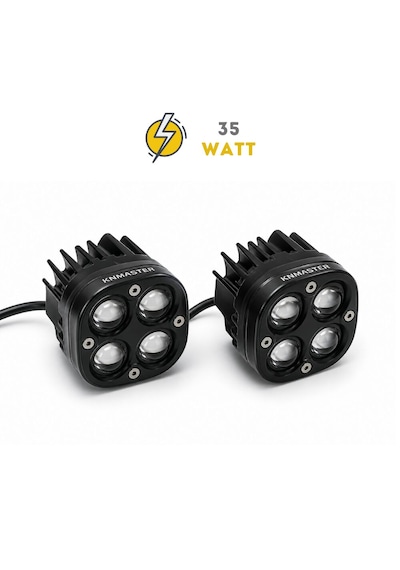 Knmaster Oldıe 35w 2 Renkli Motosiklet Led Sis Farı 1