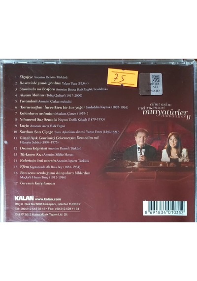 Plak Değildir Cd Dir Cd Cihat Aşkın Mehru Ensari Minyatürler Iı