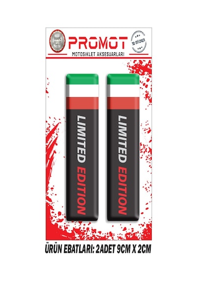 Damla Logo Limited Edition Ön Maşa Kabartmalı 2'li Sticker 1 Nötr