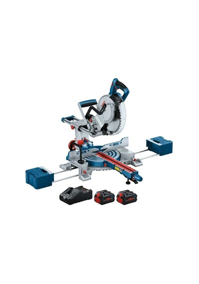 Bosch Gcm 18V 254 D 2x8Ah Akülü Gönye Kesme Makinesi