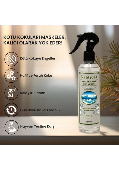 Saldives Dağ Esintisi Oda Spreyi 350 Ml Fragrance