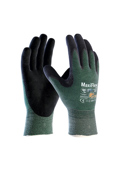 Atg Maxiflex Cut 42-8743 With Ad-apt Kesilme Dirençli En İnce İş Eldiveni Yeşil
