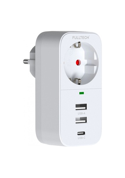 2.4a Çıkışlı 2xusb 1xtype-c Tekli Priz Ftr-17 Standart