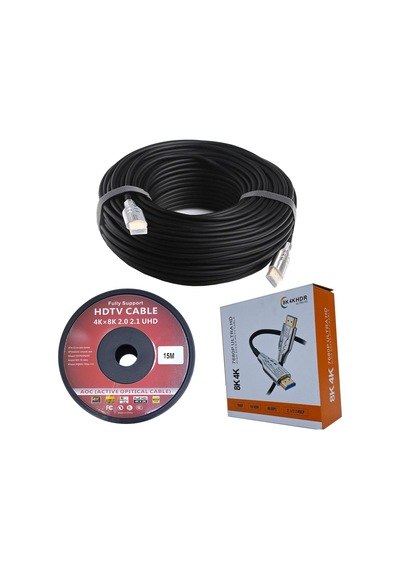 Hdmı Fiber Optik Kablo 8k 4k 7680p Ultra Hdmi Kablo 15m