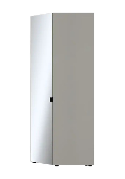 Oryana Ayna Kapaklı Köşe Gardırop - Trend Gri 90x210x90 Cm Oryana Ayna Kapaklı Köşe Gardırop - Trend Gri 90x210x90 Cm