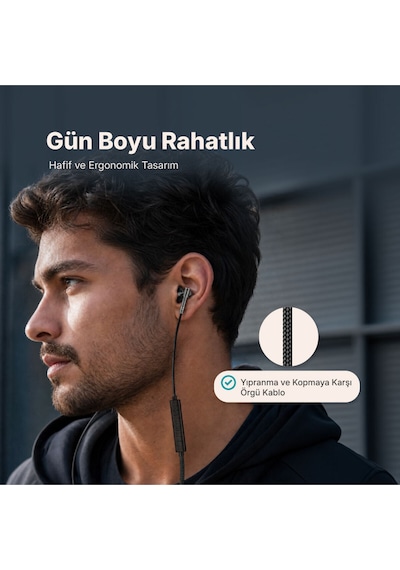 Rio Fit Style Usb-c Stereo Mikrofonlu Kulakiçi Kablolu Kulaklık Diğer