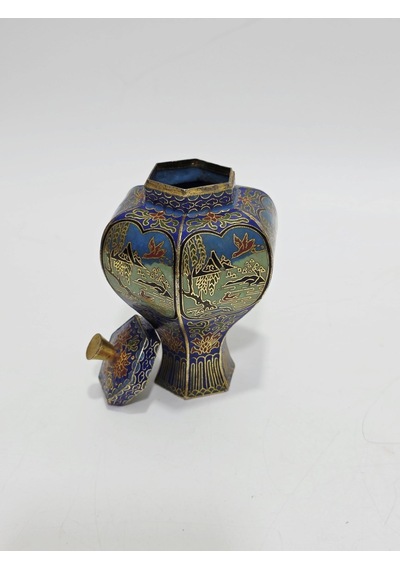 Antika Cloisonne Minyatür Kutu 13cm 173