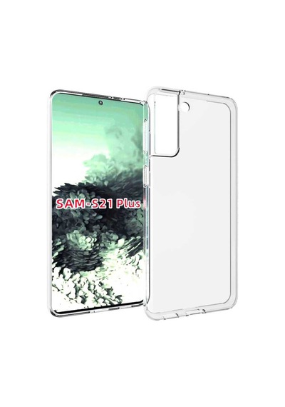 Galaxy S21 Plus Kılıf Zore Süper Silikon Kapak Renksiz