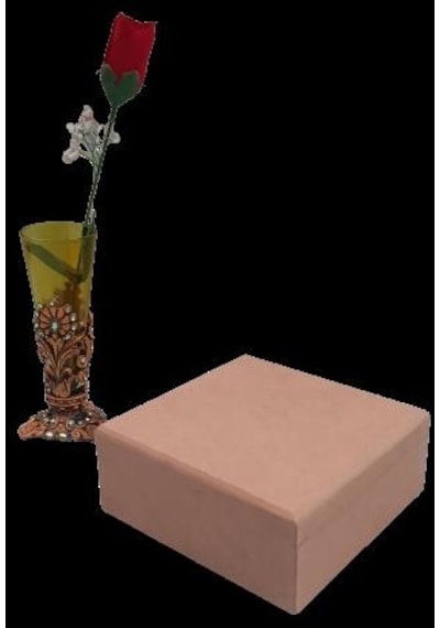 Hobi Dekoratif Model Öğrenci Ve Makyaj Kutu Ahşap MDF HAM El Yapımı