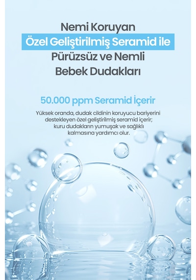 Diş Çıkarma Dönemindeki Bebekler İçin Nemle Rahatlatıcı Dudak Bakım Balmı Atopalm Panthenol Lipcera