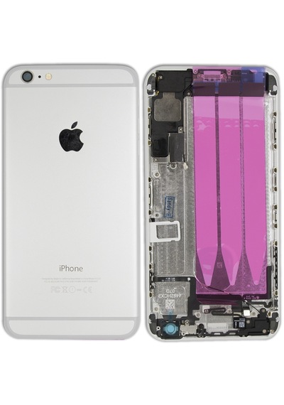 Apple Uyumlu iPhone 6 Plus Kasa Dolu Beyaz