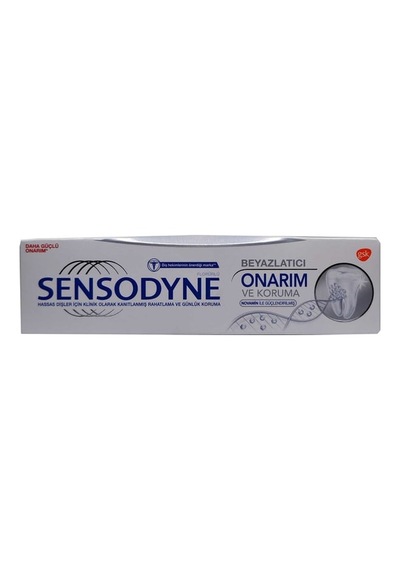 Sensodyne Diş Macunu 75 Ml Beyazlatıcı, Onarım Ve Koruma 12'li Paket