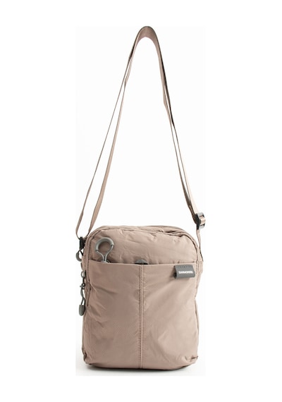 Sanmorris Unisex 4 Bölmeli Suya Dayanıklı Paraşüt Kumaş Omuz Çantası Sı-6033 Vizon