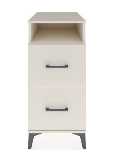 Kronos Komodin 2 Raflı Tek Çekmeceli Tek Kapaklı 44x59x96 Aytaşı-aytaşı Aytası
